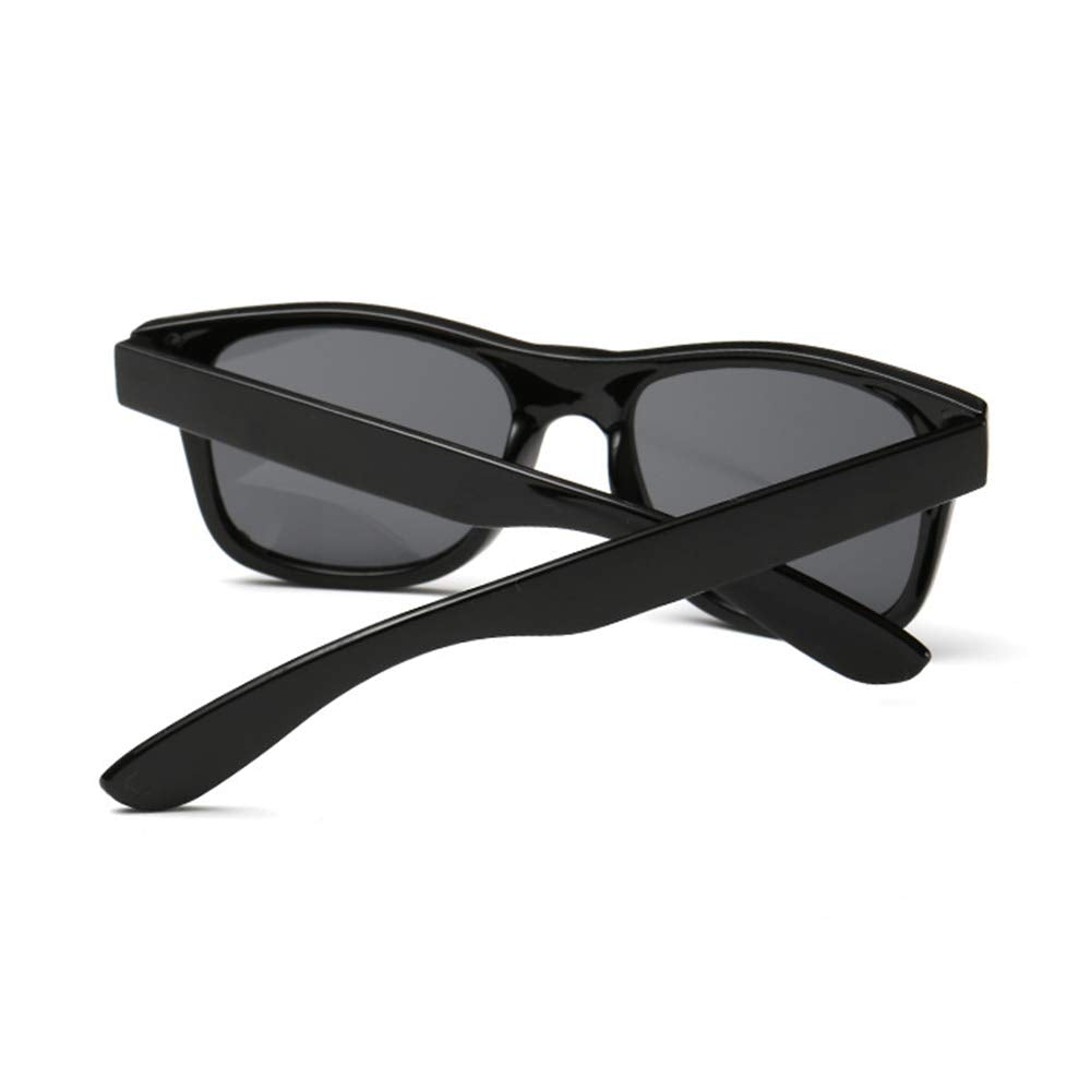 Grey Night Driving Glasses for Men – Anti-Glare Polarized Sunglasses with Full Rim Frame