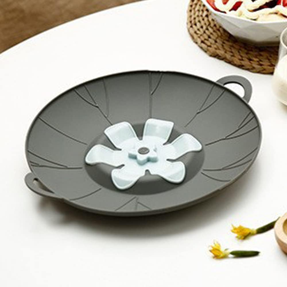 Silicone Pot Lid Cover – Flower-Shaped Anti-Overflow Rotating Fresh-Keeping Kitchen Lid