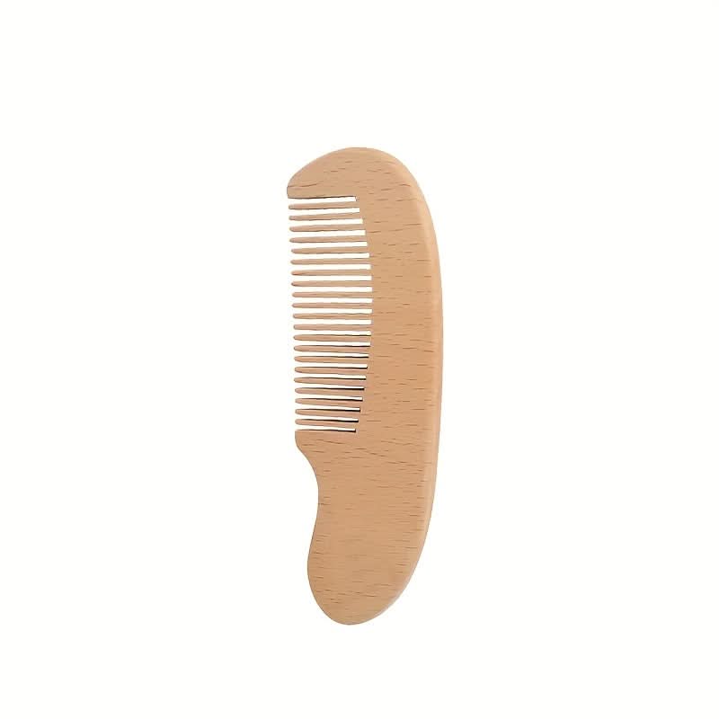 Soft Wooden Baby Hair Brush and Comb Set