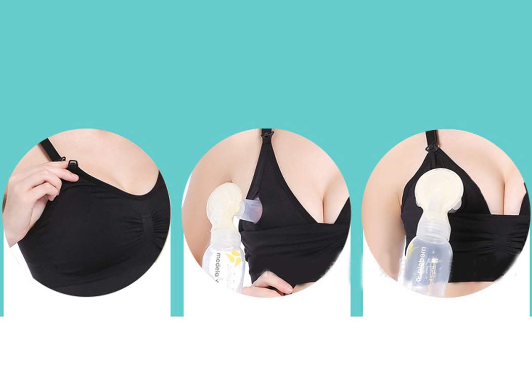 Women’s Hands-Free Pumping Bra – Soft Adjustable Nursing Bra for Breast Pump Support