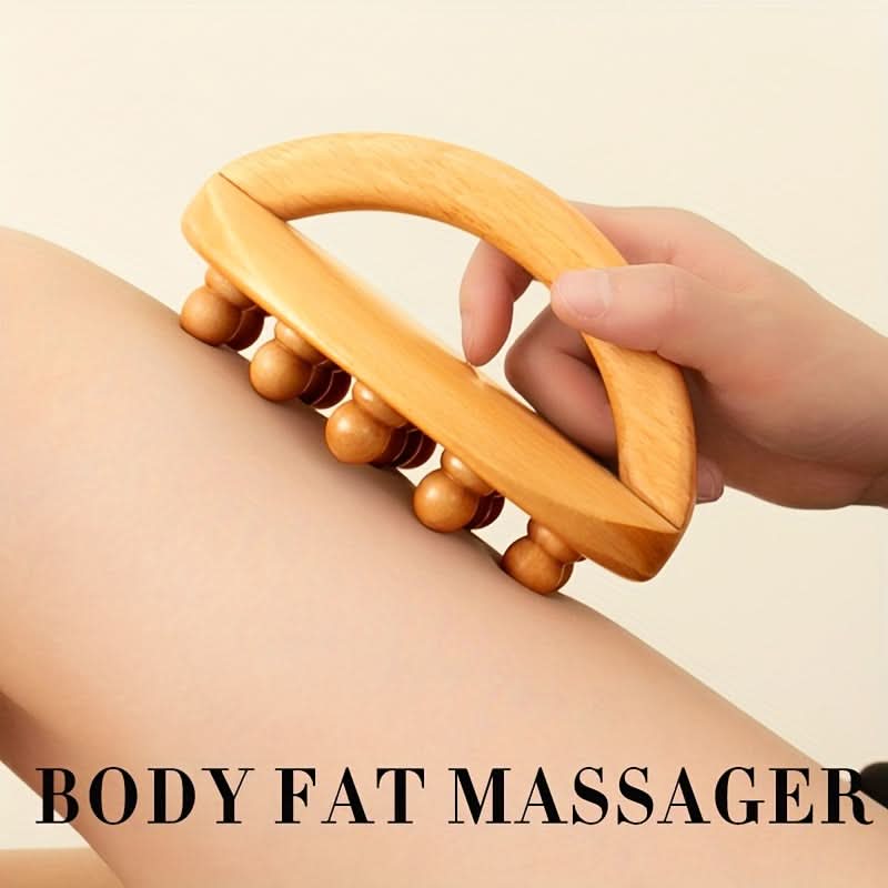 Wood Gua Sha Massage Sticks – 12 Bead Design
