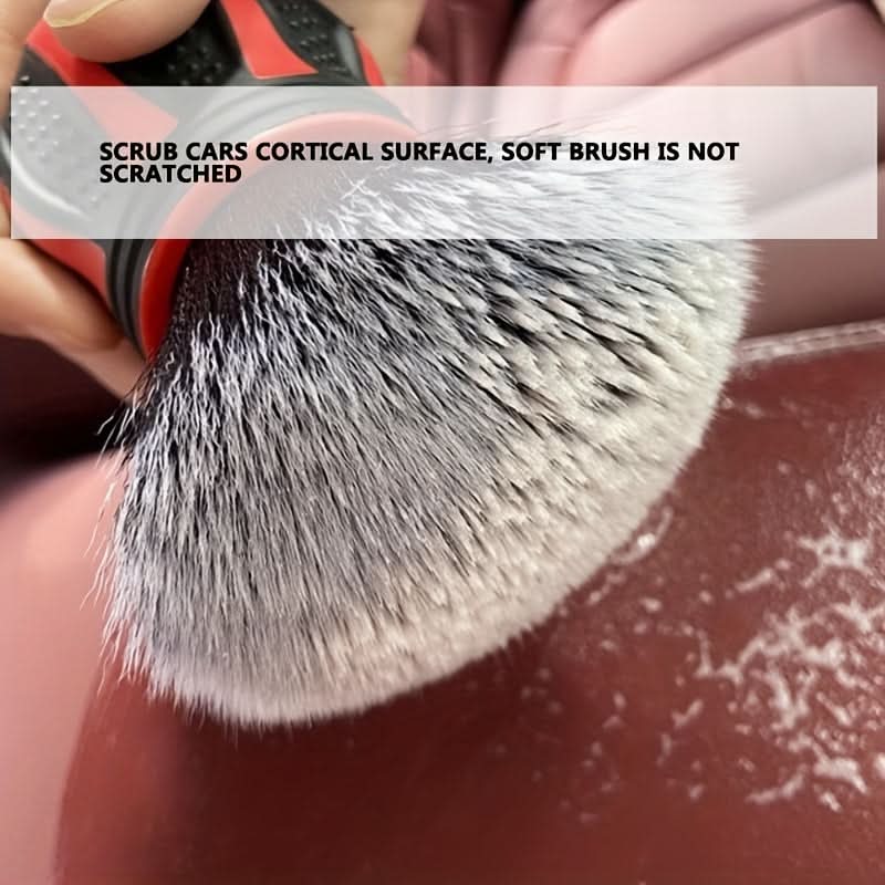 Premium Car Detailing Brush – Large Area Soft Bristles, Ball Handle for Dust Removal