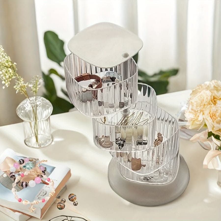 Transparent Jewelry Storage Box – Hairpins & Head Ropes