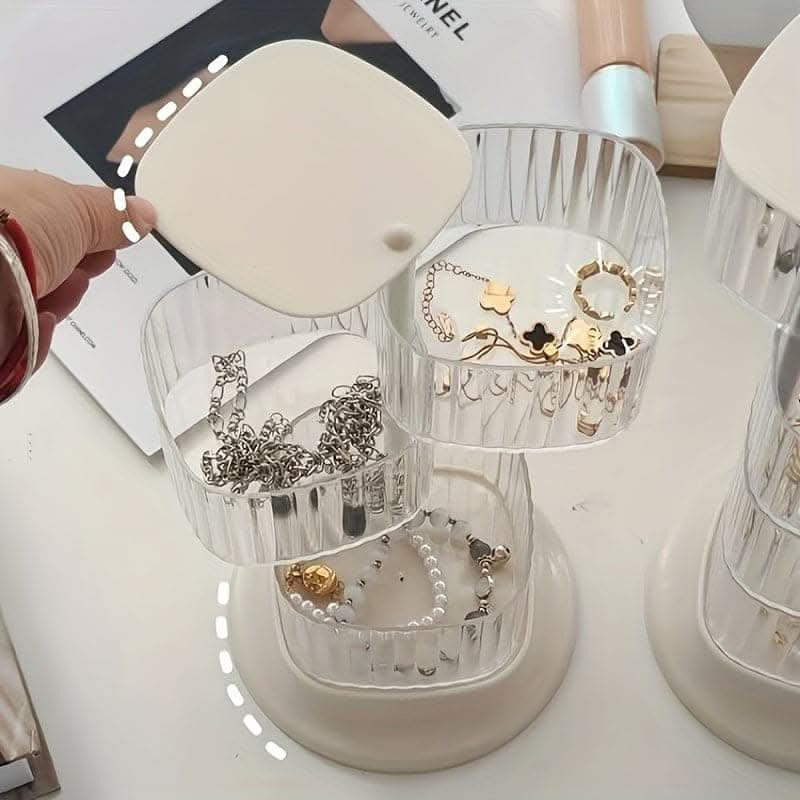 Transparent Jewelry Storage Box – Hairpins & Head Ropes