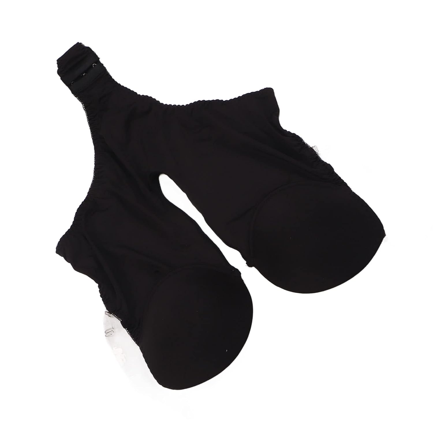Women’s Black Backless One-Piece Lingerie – Deep V-Neck Breathable Underwear