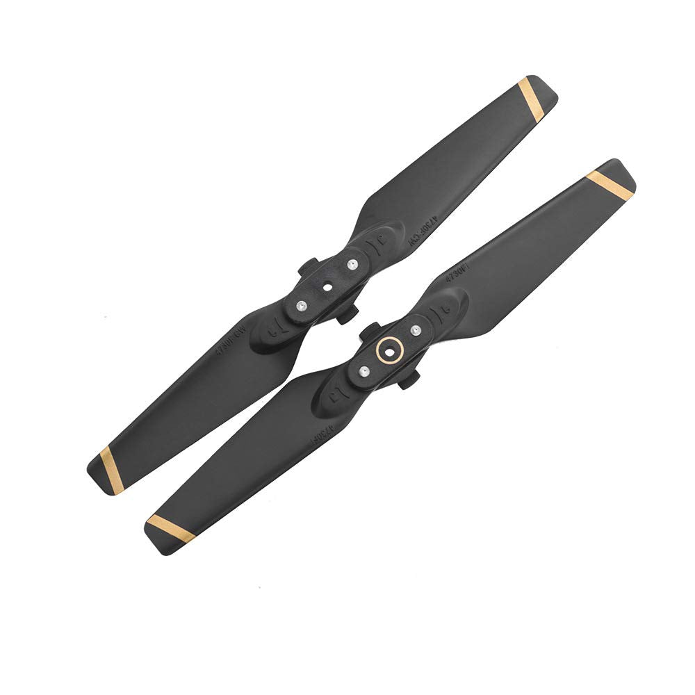 DJI Spark Propeller Blades – 2 Pairs Durable ABS+PC CW/CCW Drone Spare Parts (Black)