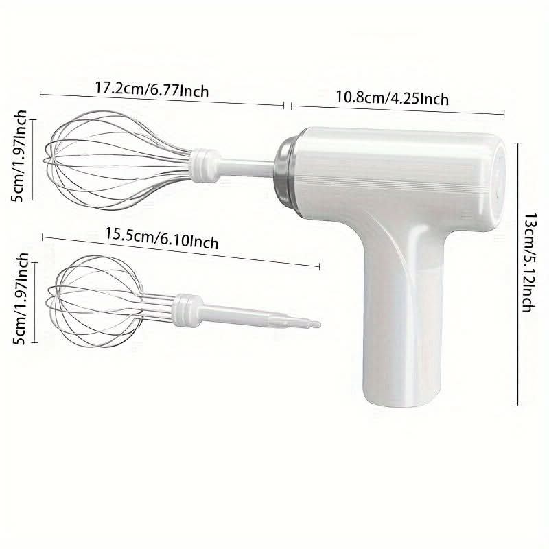 Rechargeable Electric Eggbeater & Hand Mixer