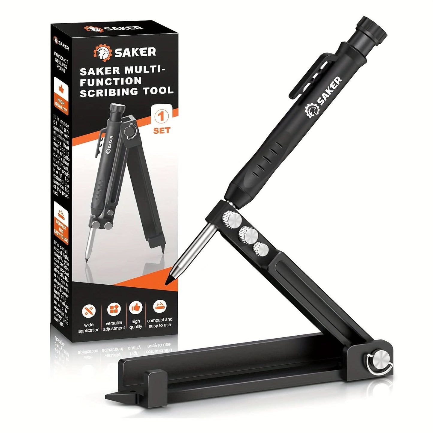 Saker Multi-Function Scribing Tool for Woodworking