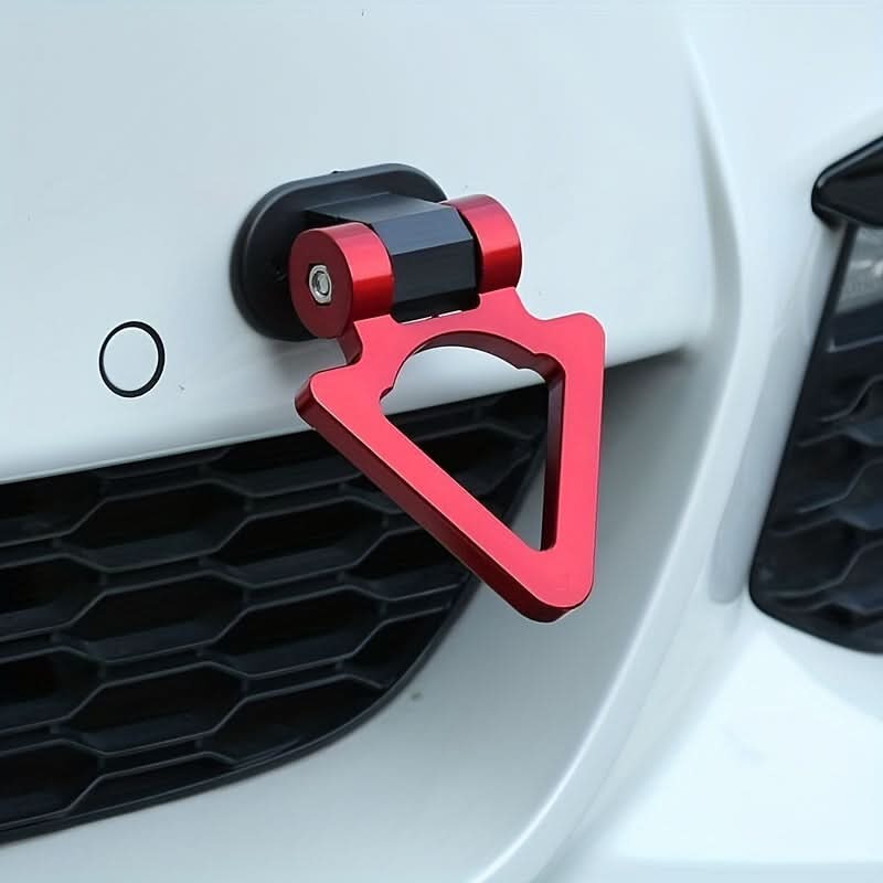 ABS Triangle Rear Tow Hook Sticker – Universal Car Bumper Decoration Trim