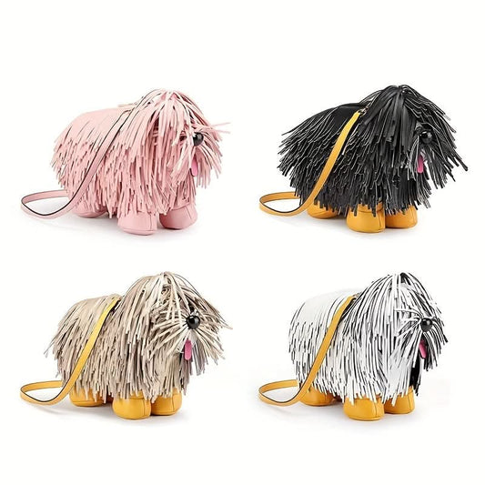 Women's Dog Bag – Soft Faux Leather Crossbody Shoulder Bag