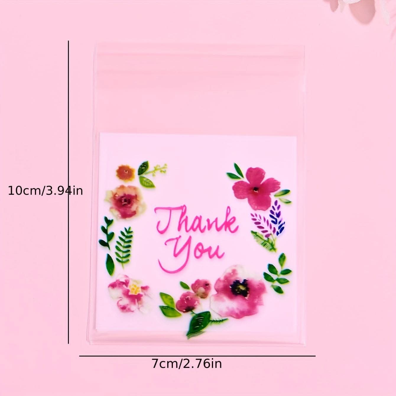 100pcs Floral Ziplock Bags – Reusable Jewelry Storage