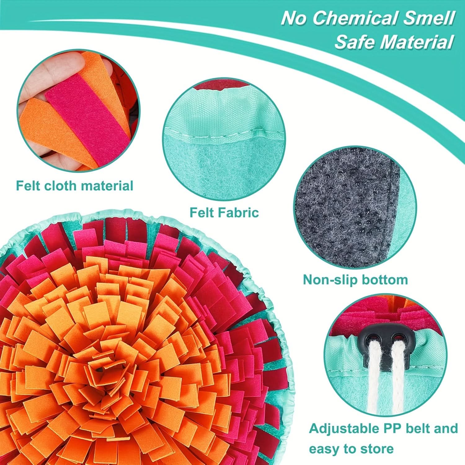 Snuffle Mat for Dogs - Interactive Slow Feeder Toy