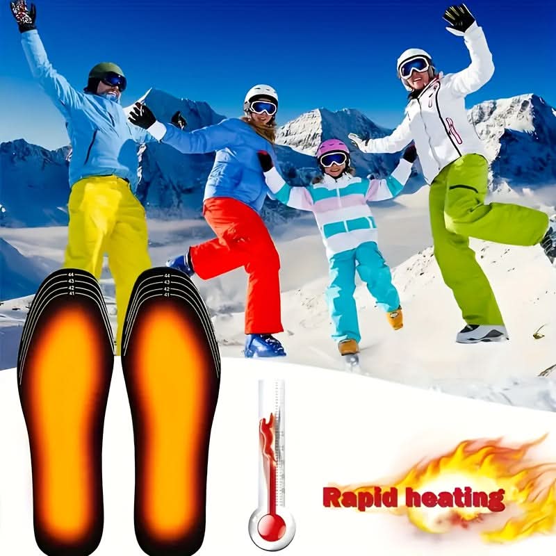 USB Heated Insoles – Washable, Custom Fit Warmth