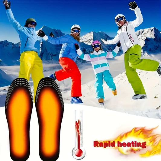 USB Heated Insoles – Washable, Custom Fit Warmth
