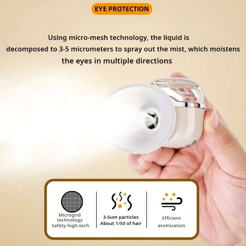 Mini Eye Steam Moisturizer – Portable USB Rechargeable Steam Spray for Eye