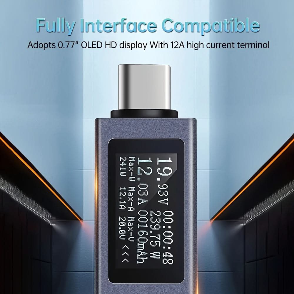 USB-C Voltage & Current Tester