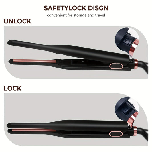 2-in-1 Ceramic Hair Straightener & Curler