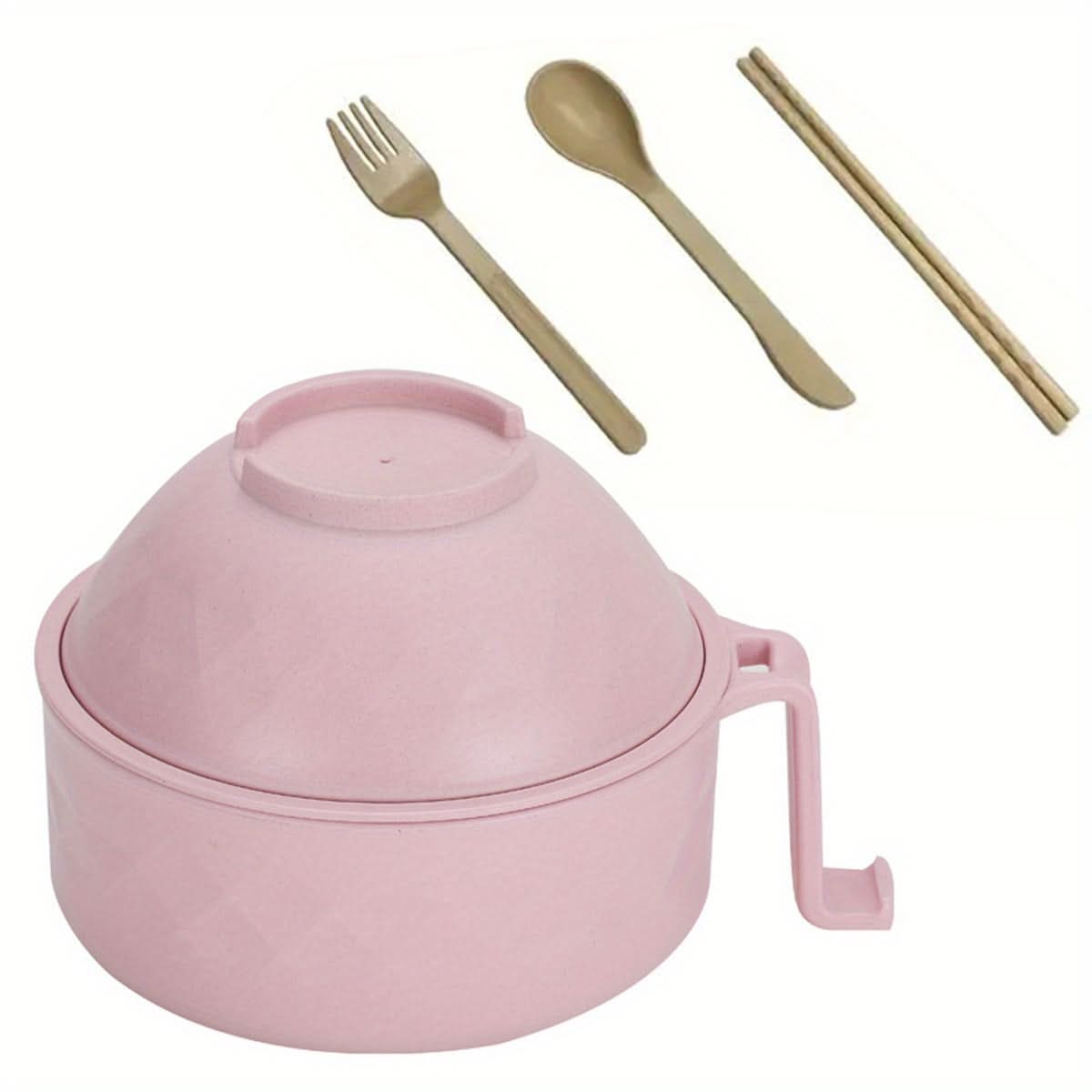 Microwave Ramen Bowl Set – Instant Noodles Cooker with Chopsticks