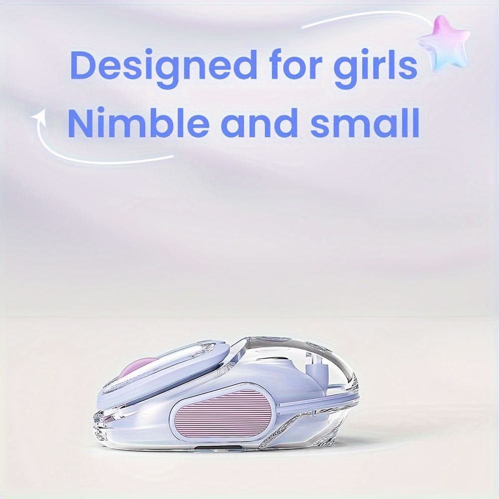 Rechargeable Wireless Mini Mouse with 4800 DPI- LED Backlit