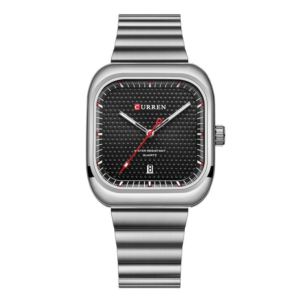Curren 8460 Unisex Square Couples Watch for Men & Women