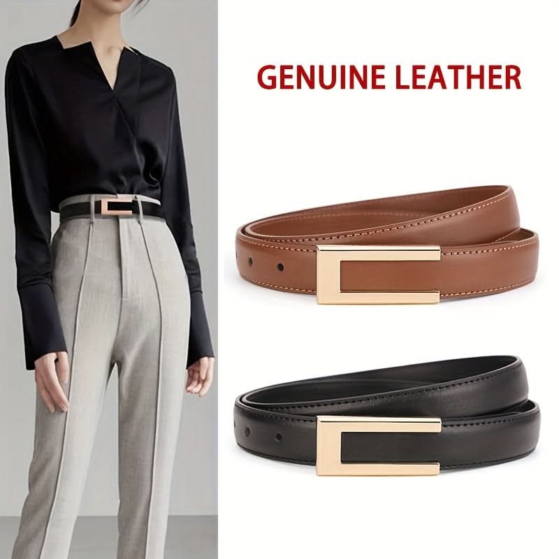 Vintage Leather Belt for Men & Women