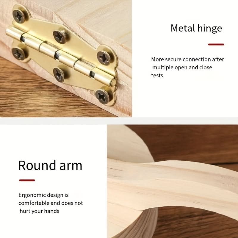 Eco-Friendly Wooden Dumpling Press - Handmade Tool