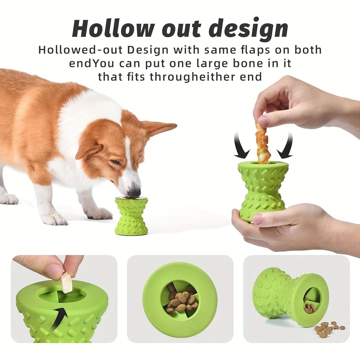 Interactive Dog Puzzle Toy – Treat Dispenser