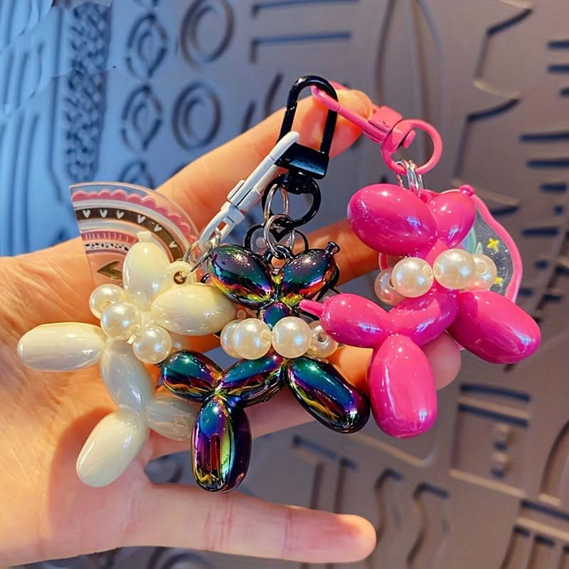 Unique Acrylic Car Keychain – Cute Gift Idea