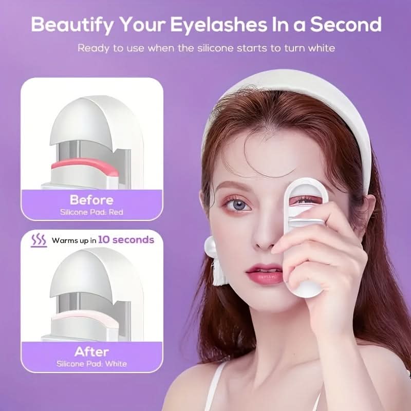 USB Rechargeable Portable Electric Eyelash Curler