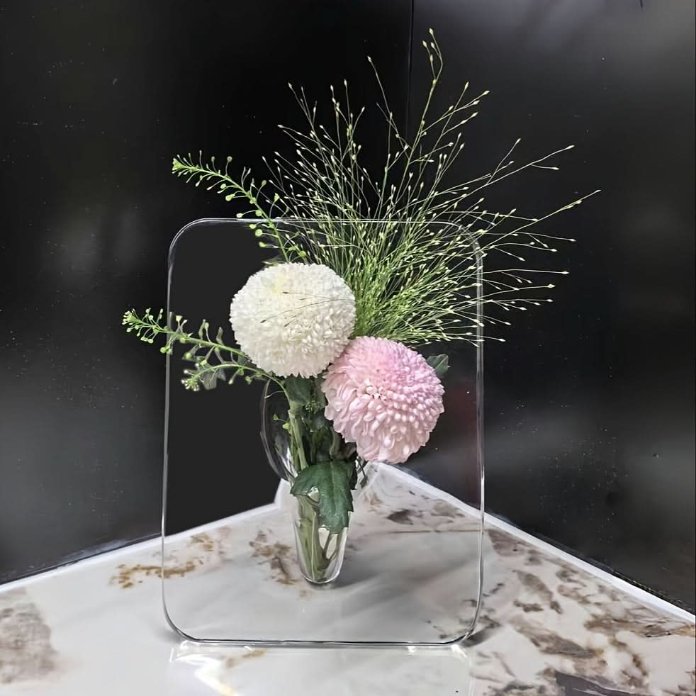 Art Deco Acrylic Resin Bud Vase for Home Decor