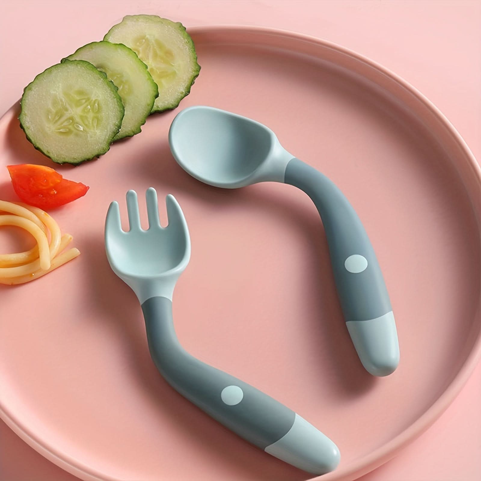 Youngsters Training Fork & Spoon Set with Meal Box