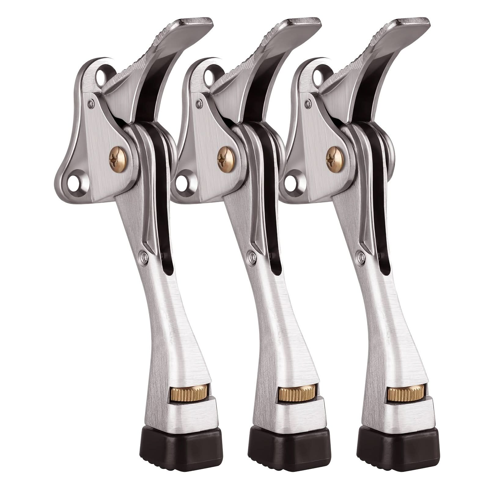 3-Pack Heavy-Duty Kickdown Door Stoppers