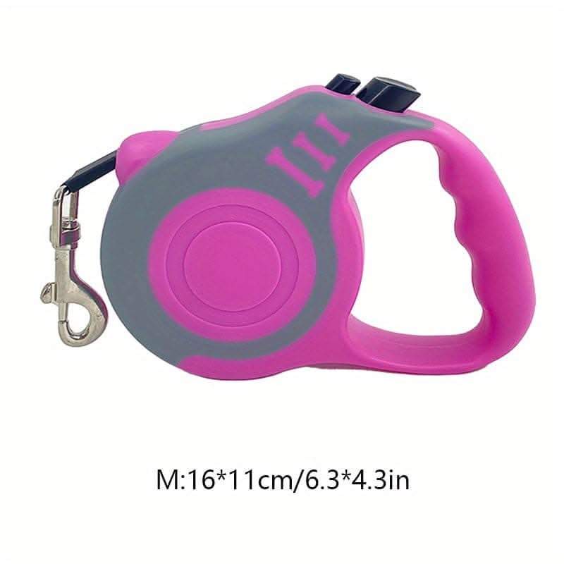 Heavy-Duty Retractable Dog Leash with Handle