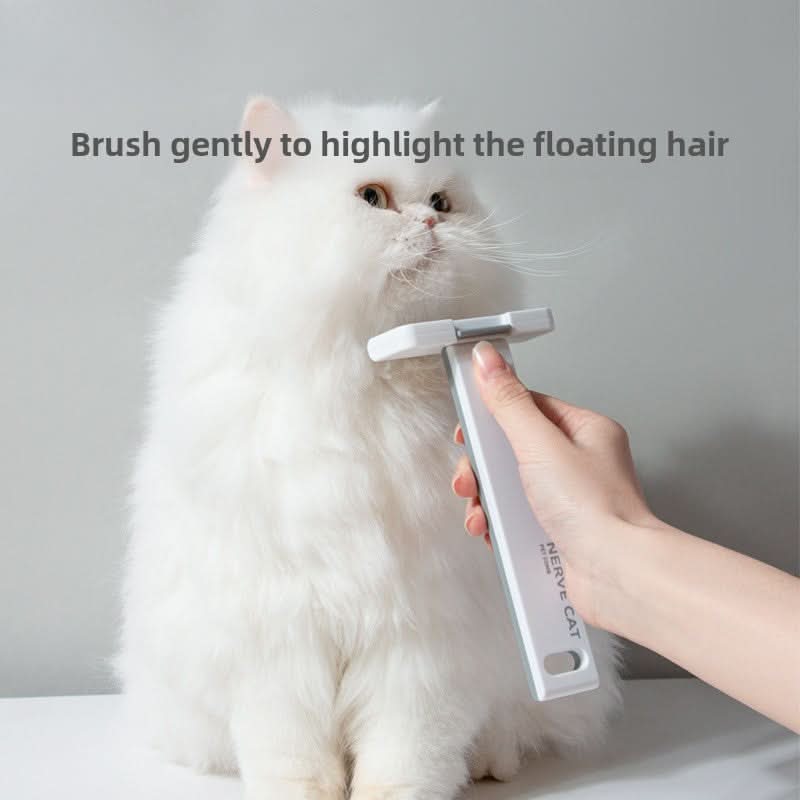Curved Pet Grooming Comb for Shedding