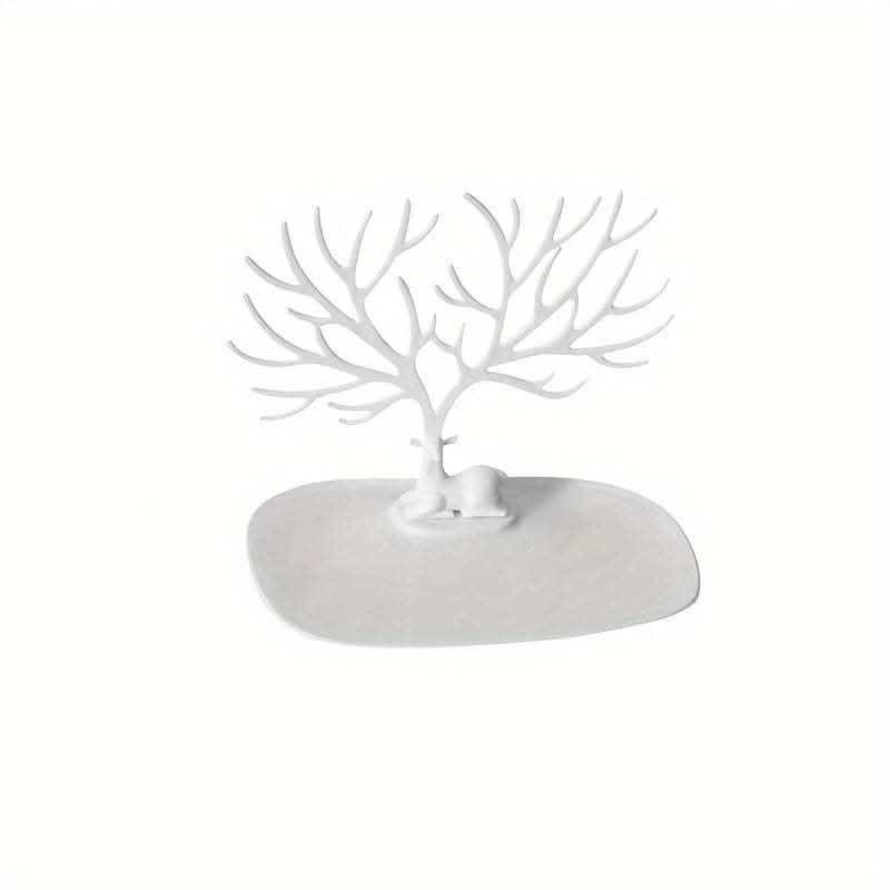 Charming Deer Antler Jewelry Organizer – Tree-Shaped Display