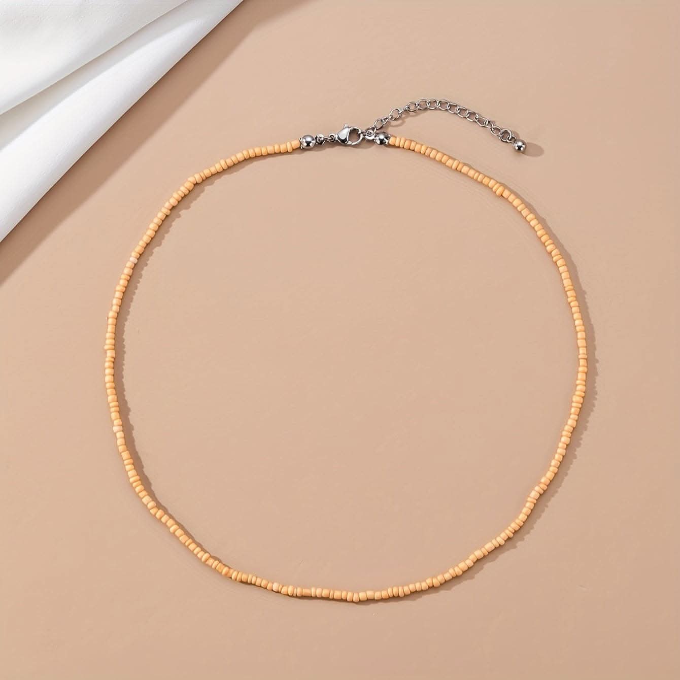 Bohemian Chic Beaded Necklace – Handmade & Fashionable
