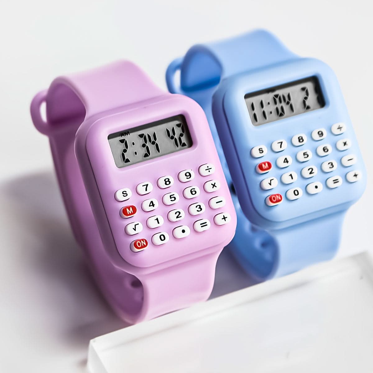 7-Piece Electronic Watch with Calculator & Display