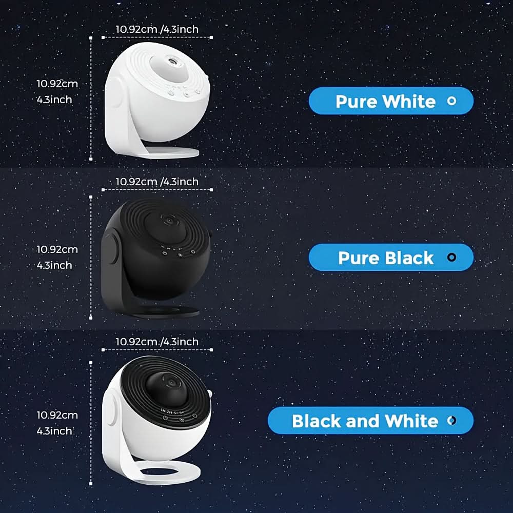Star Projector Lamp with 13 Films & Touchpad Control