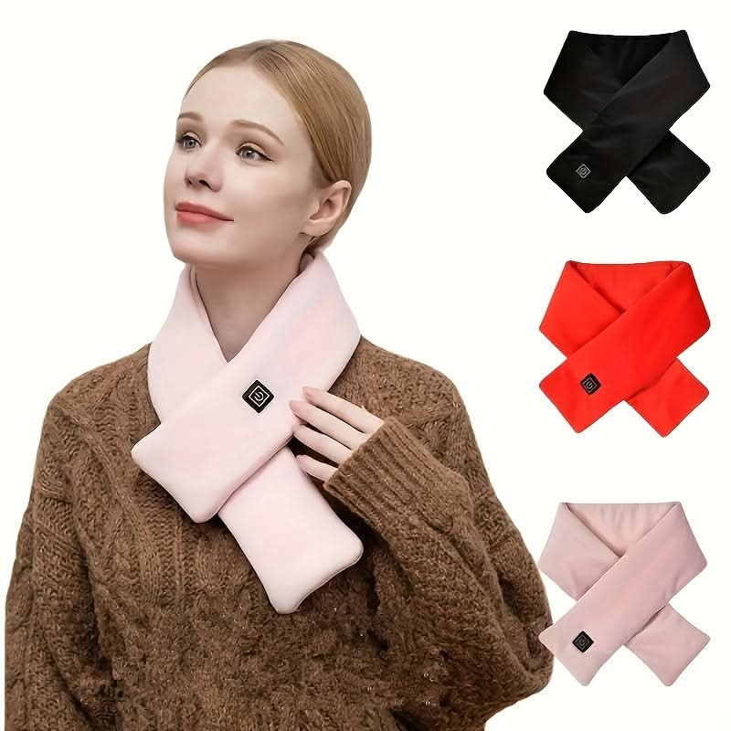 USB Heated Scarf – Adjustable Temperature, Neck & Knee Protection