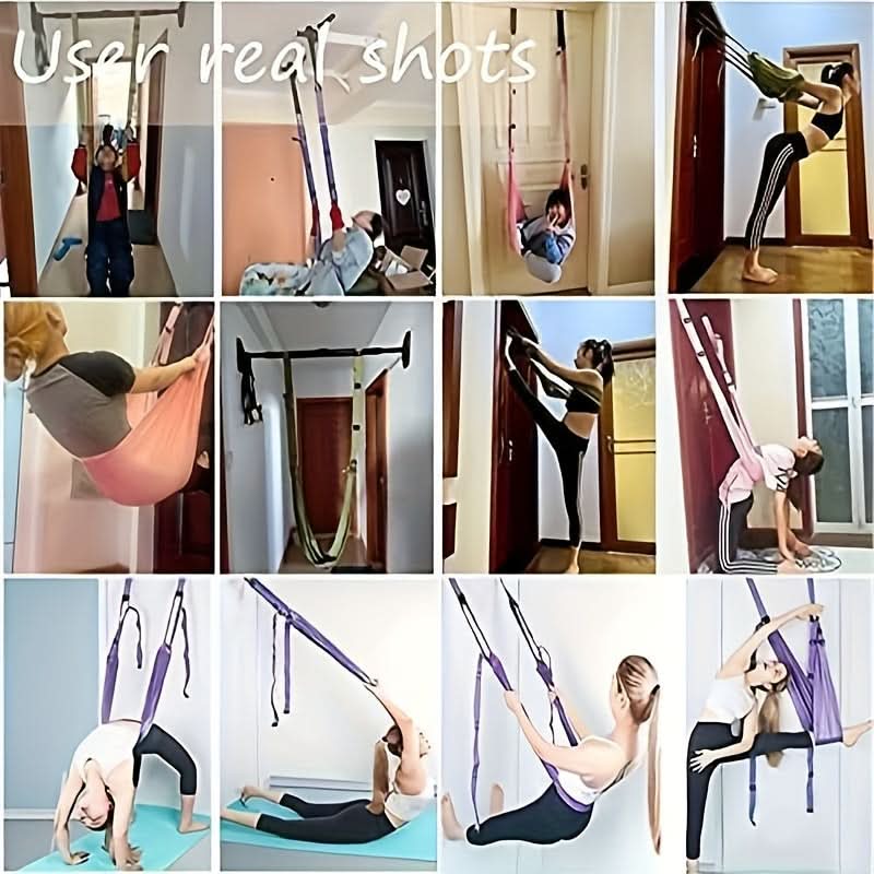 Pro Flex Yoga Stretching Rope - Premium Fitness Training Band