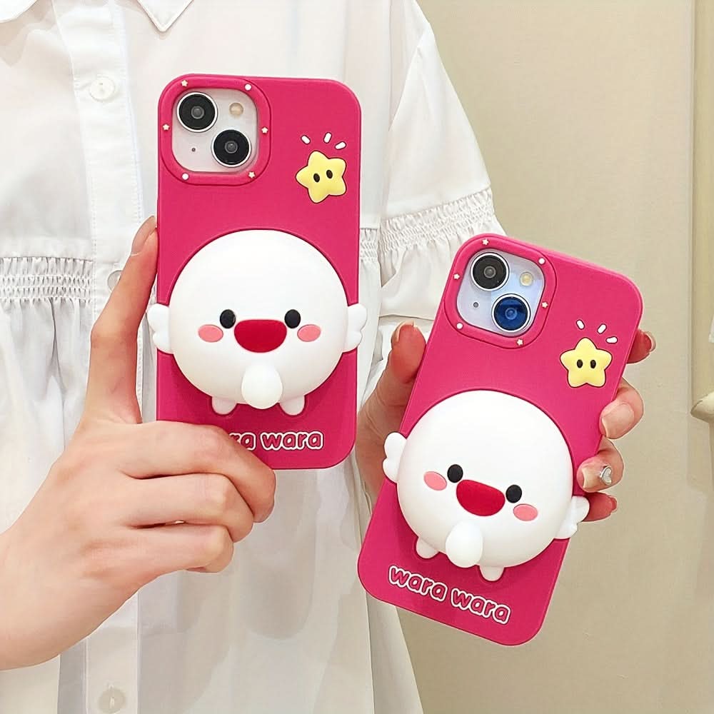 3D Bubble Bird Fun iPhone Case