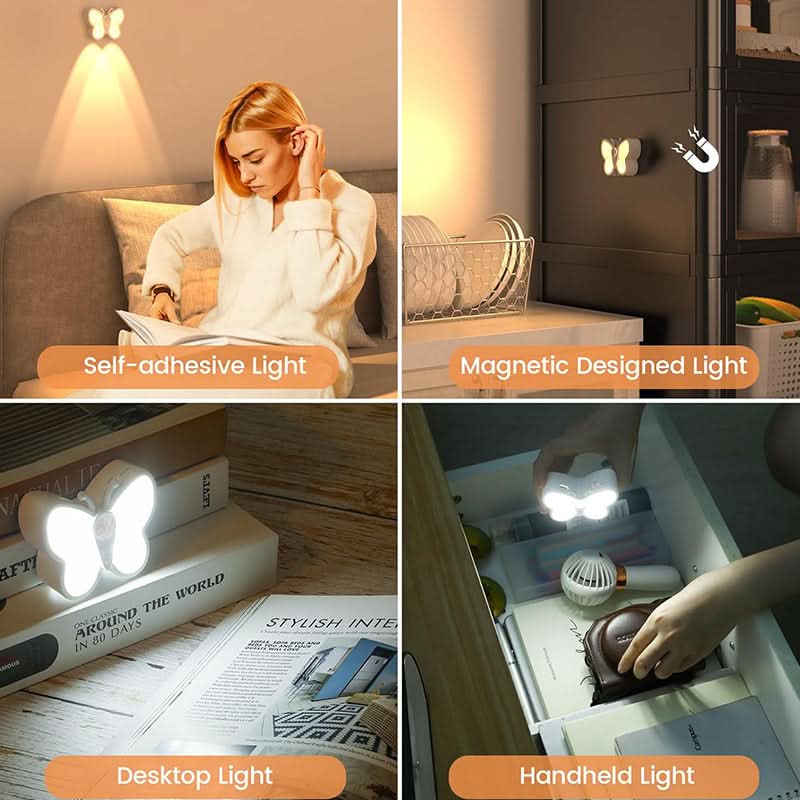 Smart Butterfly LED Night Light with Motion Sensor