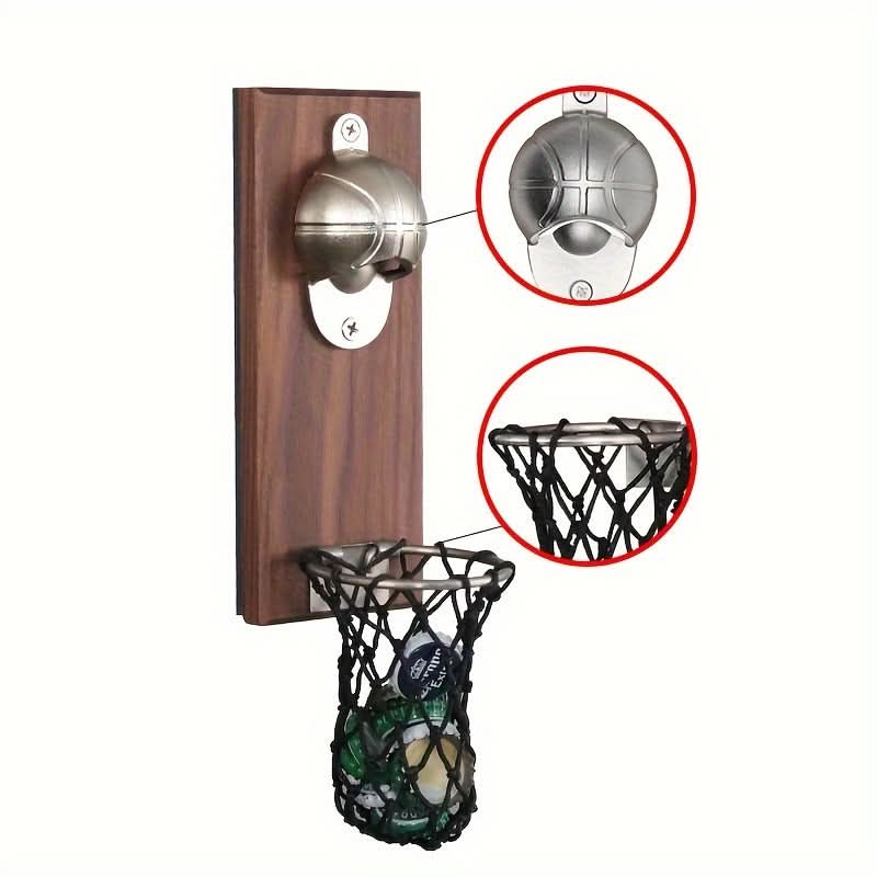 Retro Wall-Mounted Magnetic Bottle Opener