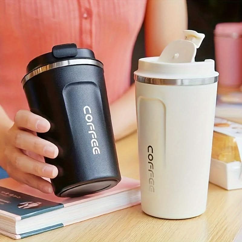 Double-Walled Insulated Stainless Steel Travel Mug - 510ml