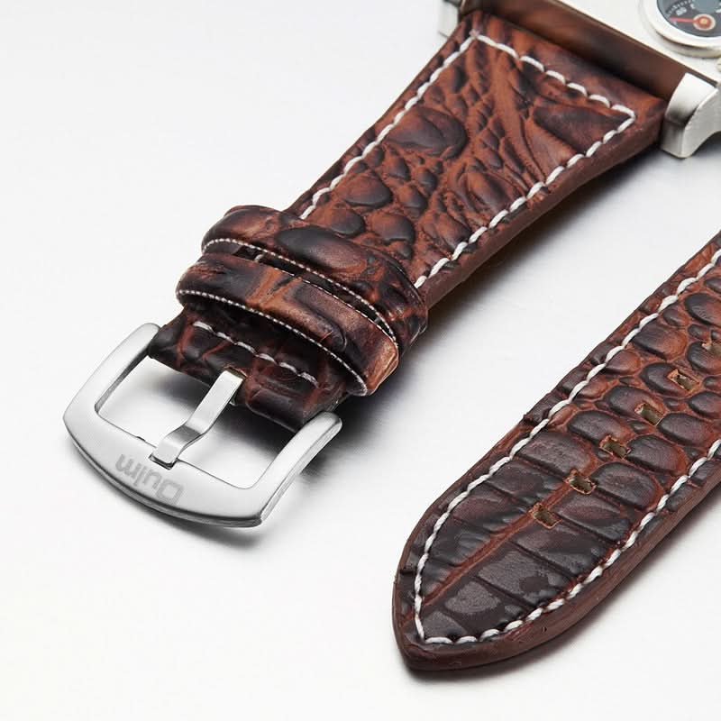 Men's Dual Time Zone Military Watch