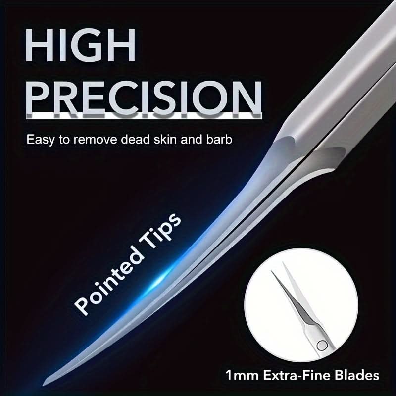 3pcs Professional Stainless Steel Cuticle Scissors