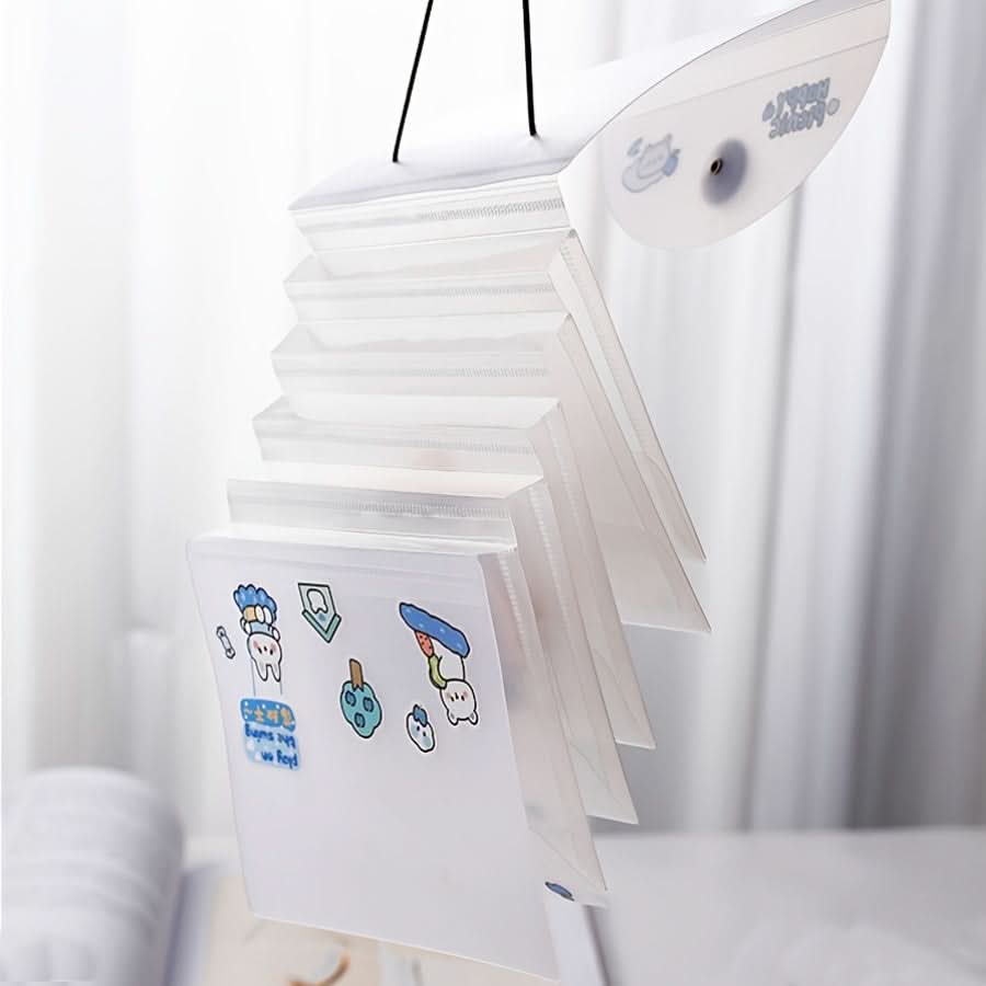 A6 Accordion File Organizer