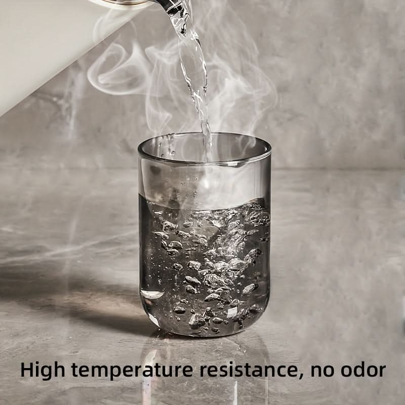Sleek Toothbrush Holder & Mouthwash Cup Set for Couples