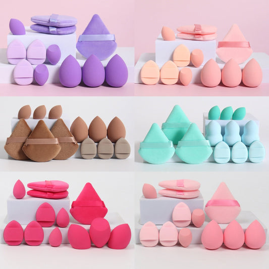 12-Piece Makeup Sponge Puff Set for All Skin Types