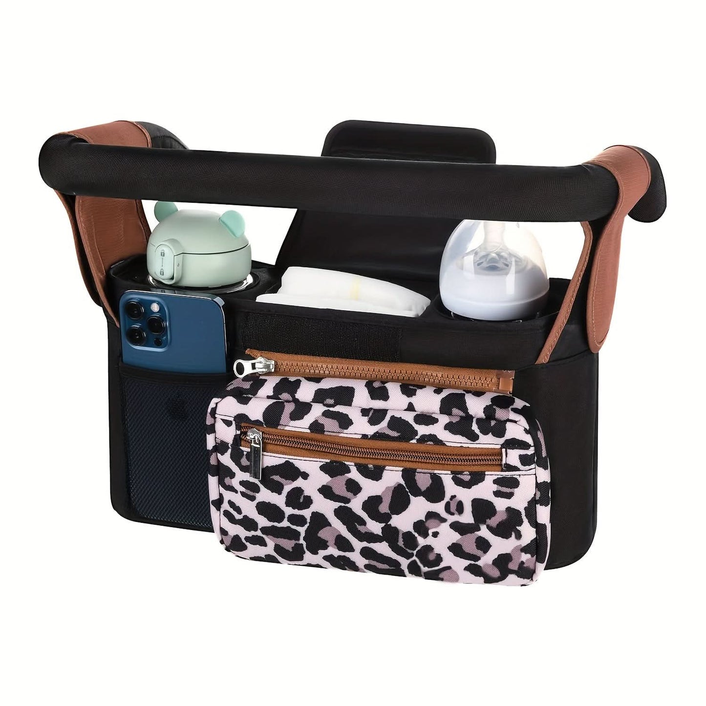 Large Capacity Durable Polyester Stroller Organizer Bag